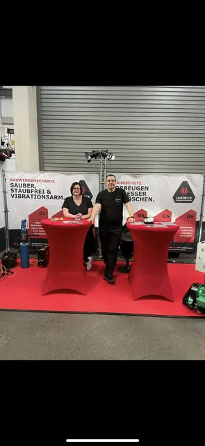 Unser Messestand – Jandeck Kernbohrungen